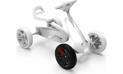 Koło 5-ramienne czarne 9x2, przód