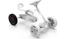 Koło 5 ramienne czarne 9x2 tylne