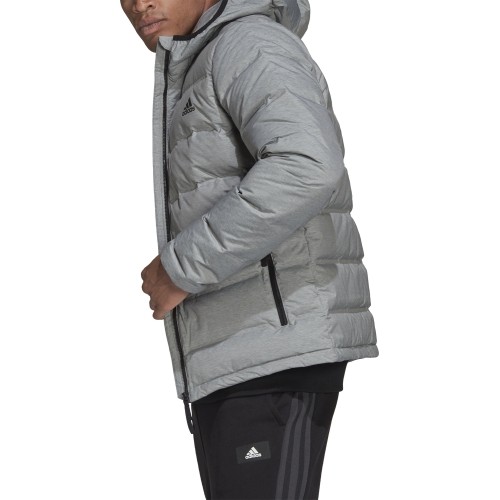 Adidas Pūkinė Striukė Vyrams Helionic Mel Grey