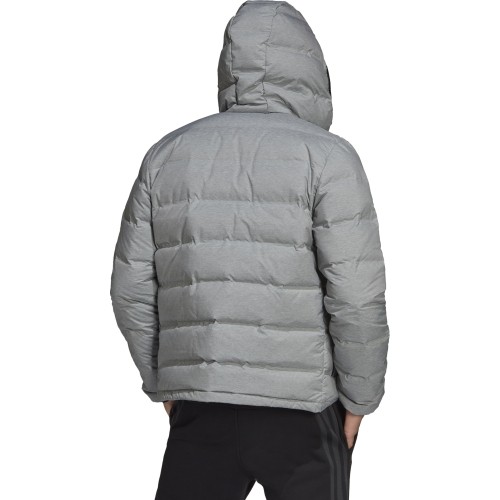 Adidas Pūkinė Striukė Vyrams Helionic Mel Grey