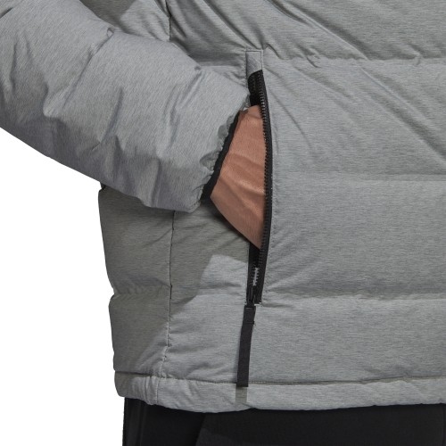 Adidas Pūkinė Striukė Vyrams Helionic Mel Grey