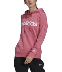 Bluza damska Adidas W Lin FT Hood różowa H07801