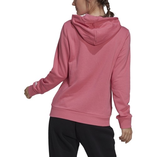 Bluza damska Adidas W Lin FT Hood różowa H07801