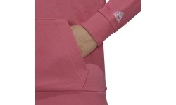 Bluza damska Adidas W Lin FT Hood różowa H07801