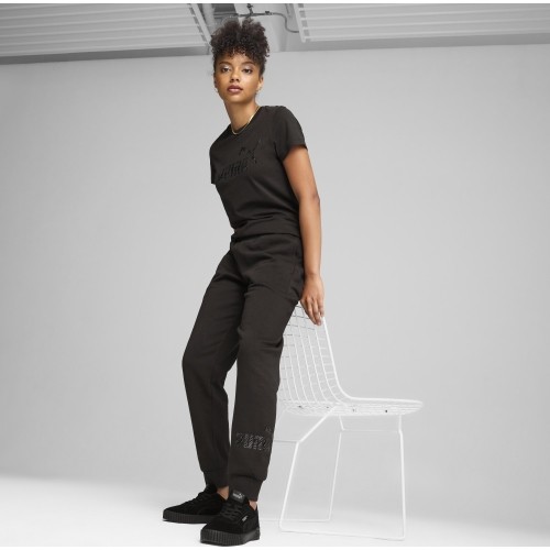 Puma Sportinės Kelnės Moterims Ess+ Animal Pants Fl Black 681496 01