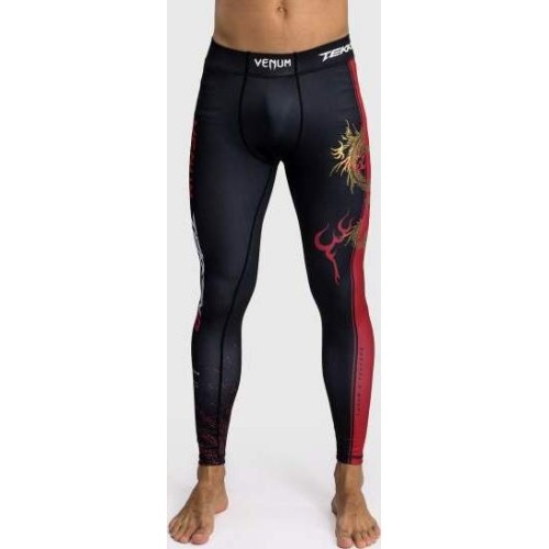 Venum x TEKKEN 8 - Marshall Law Spats - czarny/czerwony/złoty