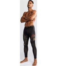 Spodnie Venum Santa Muerte 5.0 męskie - głęboka czerń/złoto