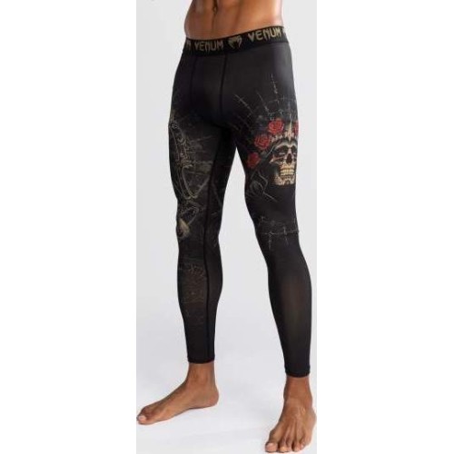 Spodnie Venum Santa Muerte 5.0 męskie - głęboka czerń/złoto