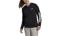 Adidas Džemperis Moterims W Lin Ft Fz Hoodie Black GL0791