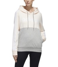 Adidas Džemperis Moterims W E Cb Fl Oh Hd Grey Pink