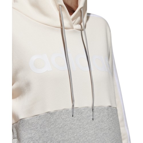 Adidas Džemperis Moterims W E Cb Fl Oh Hd Grey Pink