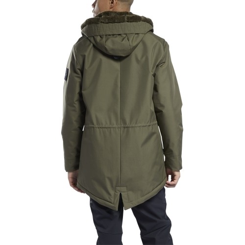 Reebok Striukė Vyrams Ow U Fl Parka Khaki