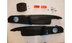 Rally - osłona łańcucha czarna