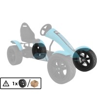 Koło 5 ramienne sportowe czarne 4.30/150-12 slick lewe