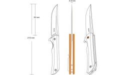 Nóż składany Ruike Hussar P121-G