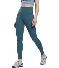 Legginsy damskie Reebok TS Lux Highrise Green GS1650