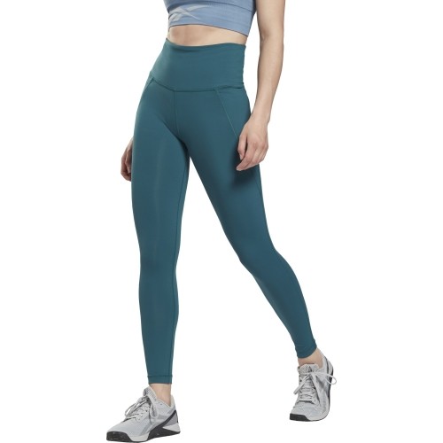 Legginsy damskie Reebok TS Lux Highrise Green GS1650