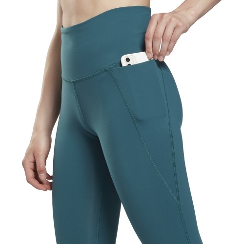 Legginsy damskie Reebok TS Lux Highrise Green GS1650