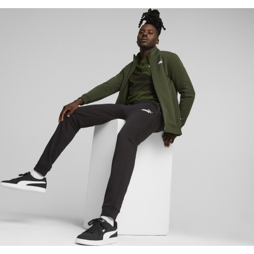Puma Sportinis Kostiumas Vyrams Clean Sweat Suit Black Green 585841 31