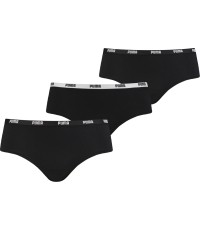 Bielizna Puma Hipster 3-pak, czarna 907592 02