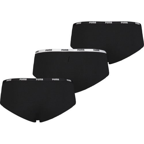 Bielizna Puma Hipster 3-pak, czarna 907592 02