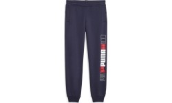 Spodnie dresowe młodzieżowe Puma Ess+ Logo Lab Fl Navy 676326 06