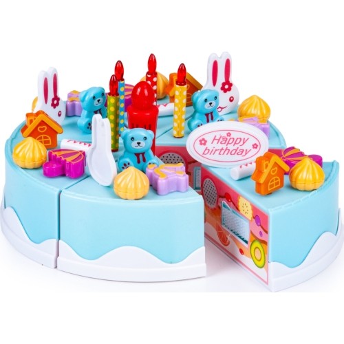 Zestaw do krojenia tortu na przyjęcie urodzinowe, 75 szt.