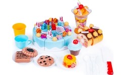 Zestaw do krojenia tortu na przyjęcie urodzinowe, 75 szt.