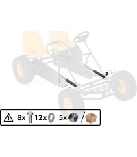 Duo Coaster - przedłużacze ramy tylnej