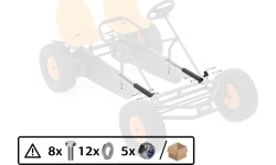 Duo Coaster - przedłużacze ramy tylnej