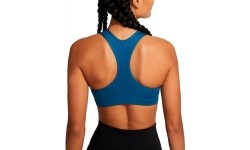 Damski biustonosz sportowy Nike Swoosh Non Pad, niebieski BV3630 404