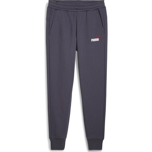 Spodnie dresowe męskie Puma Ess+ 2 Col Logo fioletowe 586767 69
