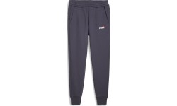 Spodnie dresowe męskie Puma Ess+ 2 Col Logo fioletowe 586767 69