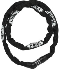 Zapięcie ABUS 4804C/110, łańcuch 110cm, na szyfr (czarne)