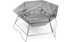 Składany grill turystyczny piknikowy Origin Outdoors Grill i Misa Ogniowa Sześciokątna - 40x45 cm