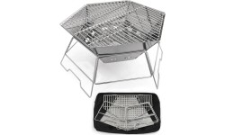 Składany grill turystyczny piknikowy Origin Outdoors Grill i Misa Ogniowa Sześciokątna - 40x45 cm