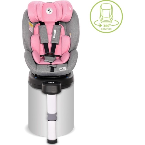 Fotelik samochodowy Lorelli Proxima, 0-18 kg, różowo-szary