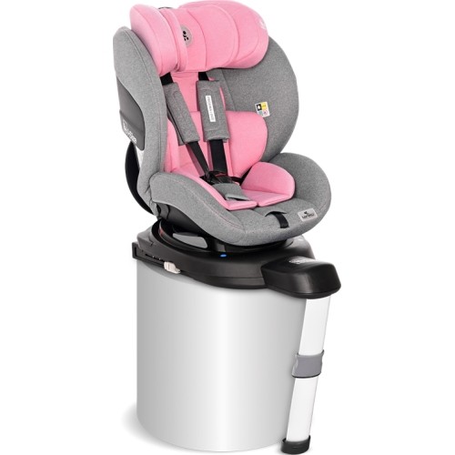 Fotelik samochodowy Lorelli Proxima, 0-18 kg, różowo-szary