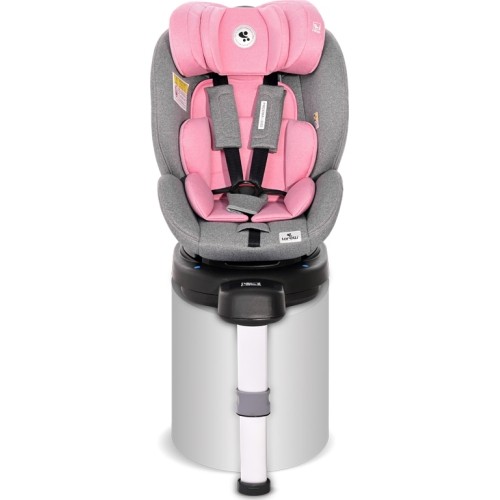 Fotelik samochodowy Lorelli Proxima, 0-18 kg, różowo-szary