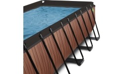 Basen EXIT Wood 540x250x122cm z drabinką i filtrem