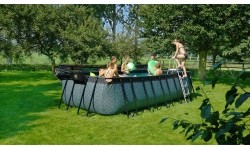 Basen EXIT Wood 540x250x122cm z drabinką i filtrem