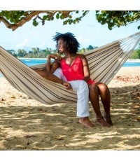 Podwójny hamak ogrodowy Amazonas Barbados Cappuccino, Dla 2 osób