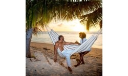 Podwójny hamak ogrodowy Amazonas Barbados Cappuccino, Dla 2 osób