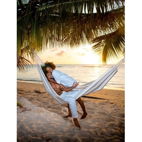 Podwójny hamak ogrodowy Amazonas Barbados Cappuccino, Dla 2 osób