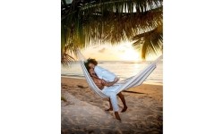 Podwójny hamak ogrodowy Amazonas Barbados Cappuccino, Dla 2 osób