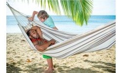 Podwójny hamak ogrodowy Amazonas Barbados Cappuccino, Dla 2 osób