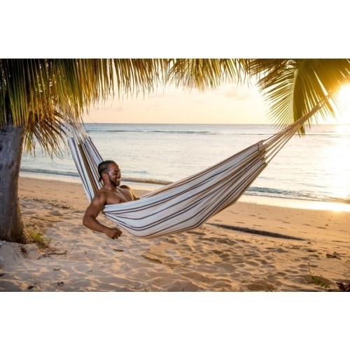 Podwójny hamak ogrodowy Amazonas Barbados Cappuccino, Dla 2 osób