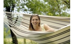 Podwójny hamak ogrodowy Amazonas Barbados Cappuccino, Dla 2 osób