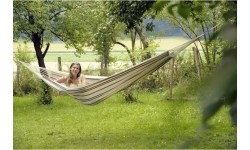 Podwójny hamak ogrodowy Amazonas Barbados Cappuccino, Dla 2 osób
