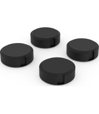 XL Frame - Zestaw kołpaków kół czarny (4x)